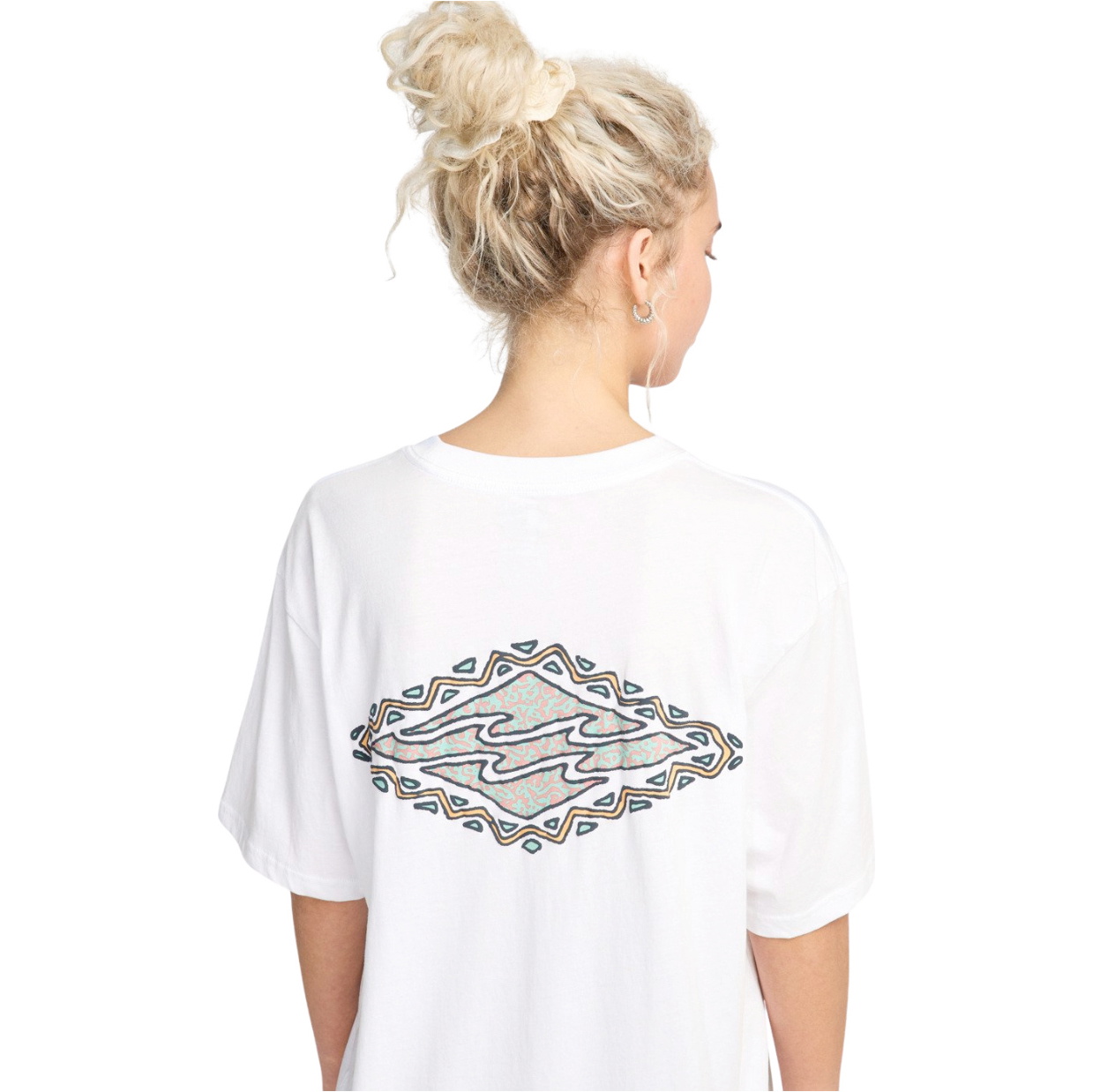 2026 Billabong Unisex Crayon Wave T-Shirt EBYZT00525 - White